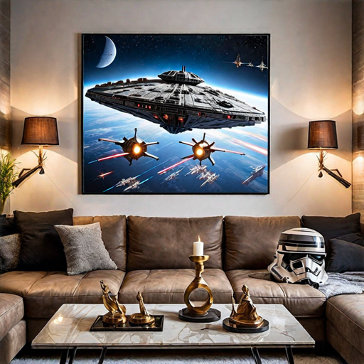 Star Wars wall art